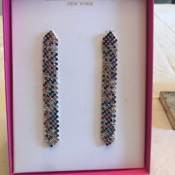 Gorg NIB Christian Siriano earrings Multi-colored - Picture 3 of 5